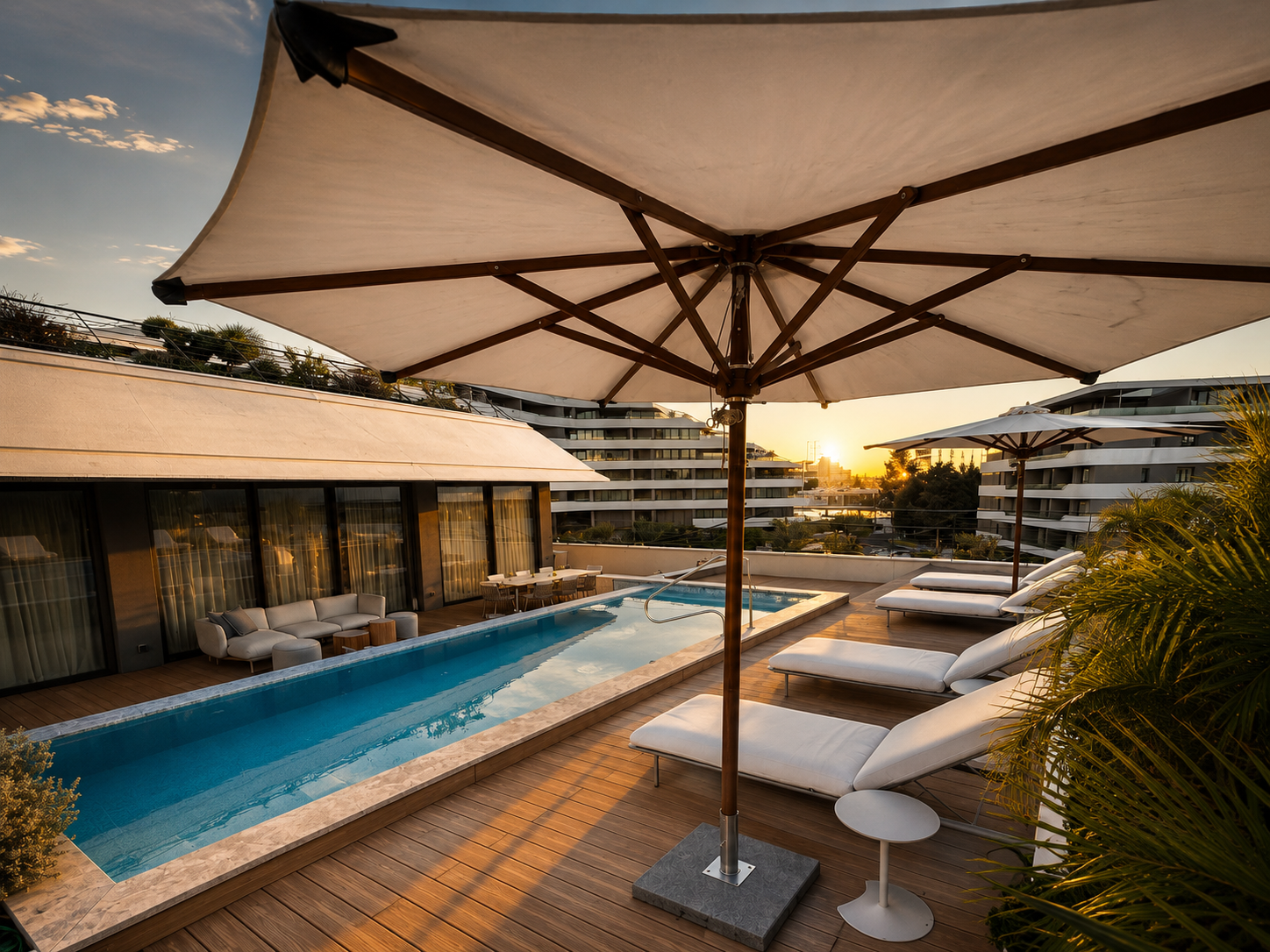 3-Bedroom Penthouse with Private Heated Pool & Jacuzzi