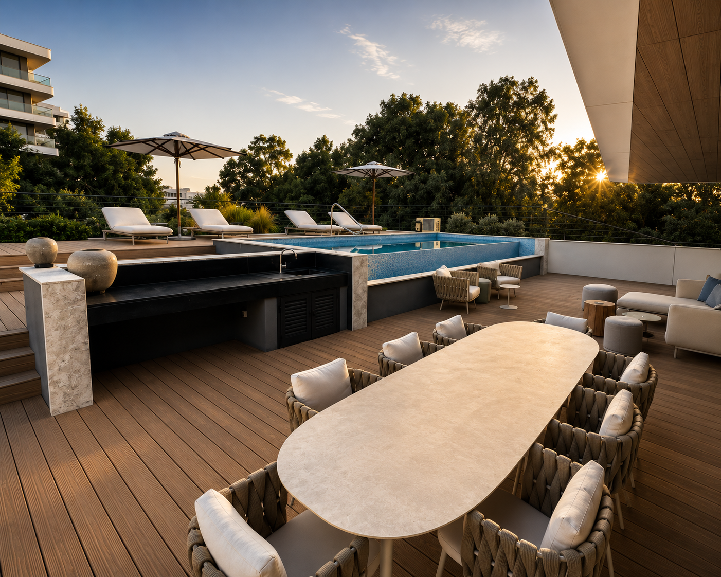3-Bedroom Penthouse with Private Heated Pool & Jacuzzi