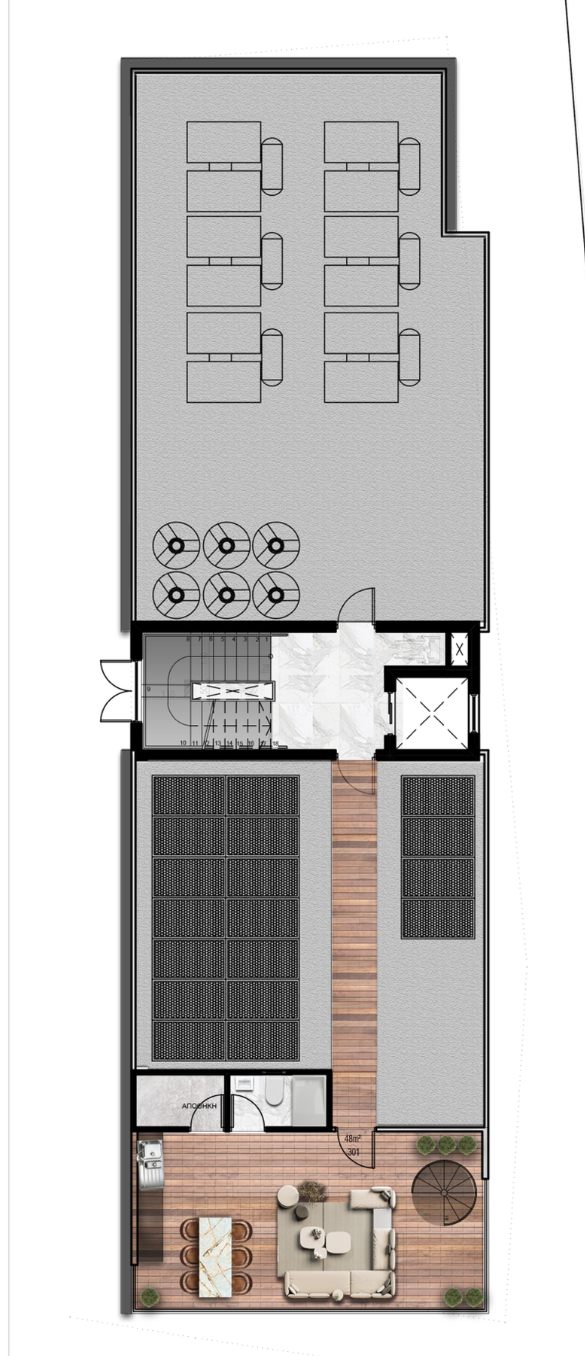 Modern 2-Bedroom Penthouse in Aradippou