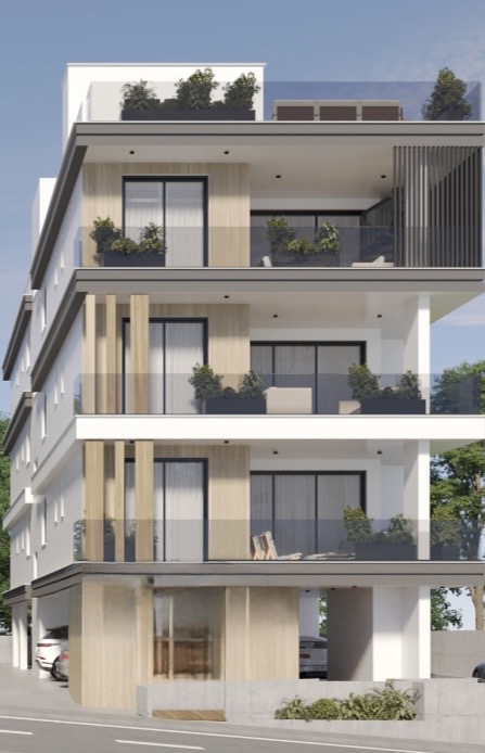 Modern 2-Bedroom Penthouse Apartment with Private Roof Garden in Aradippou