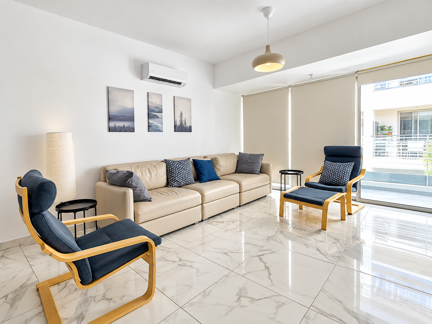 For Rent: Modern Fully Furnished Apartment in Central Larnaca- Available Immediatley