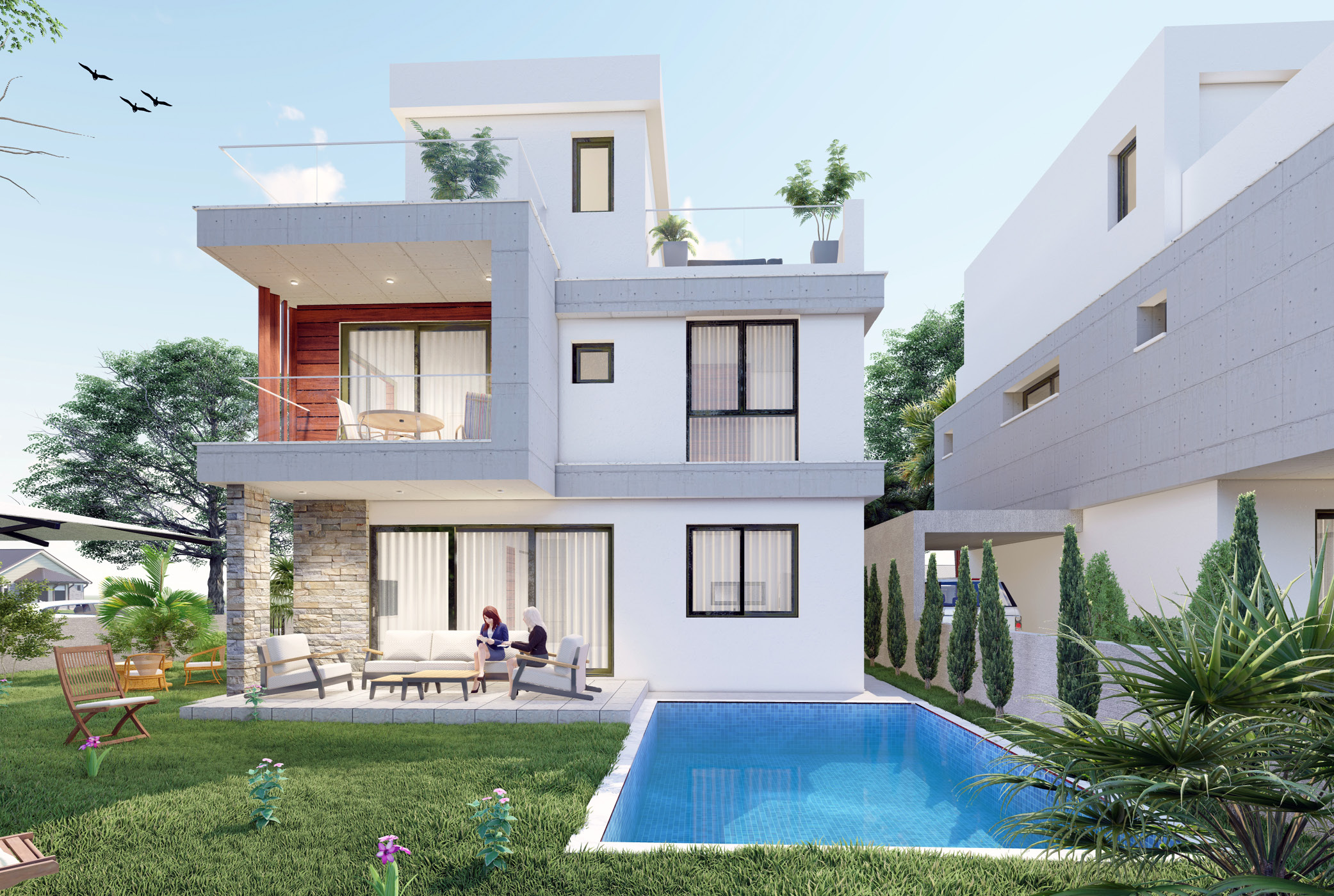 4-bedroom villa for sale in Agios Tychonas