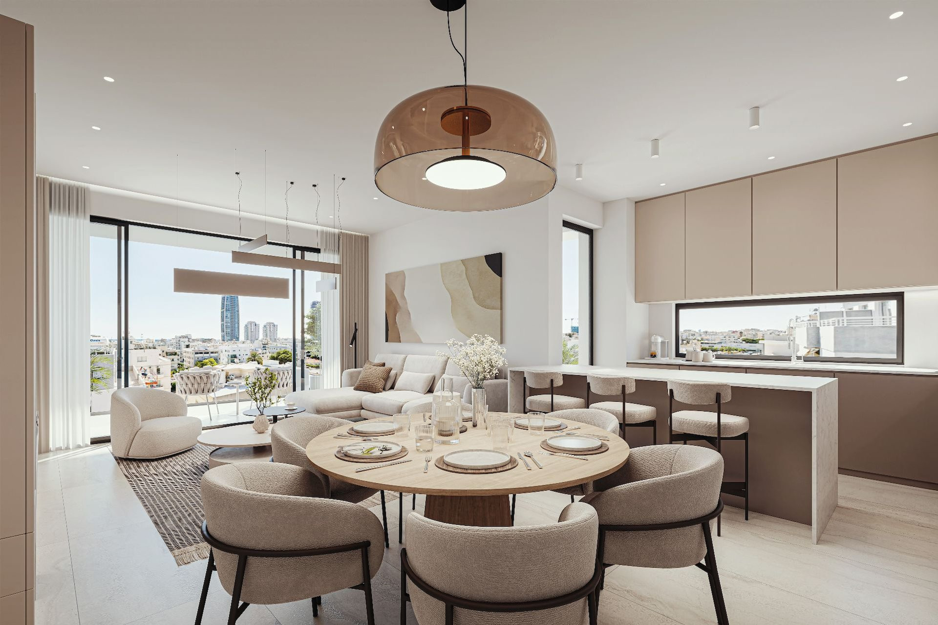 2+1 bedroom penthouse for sale in Neapolis