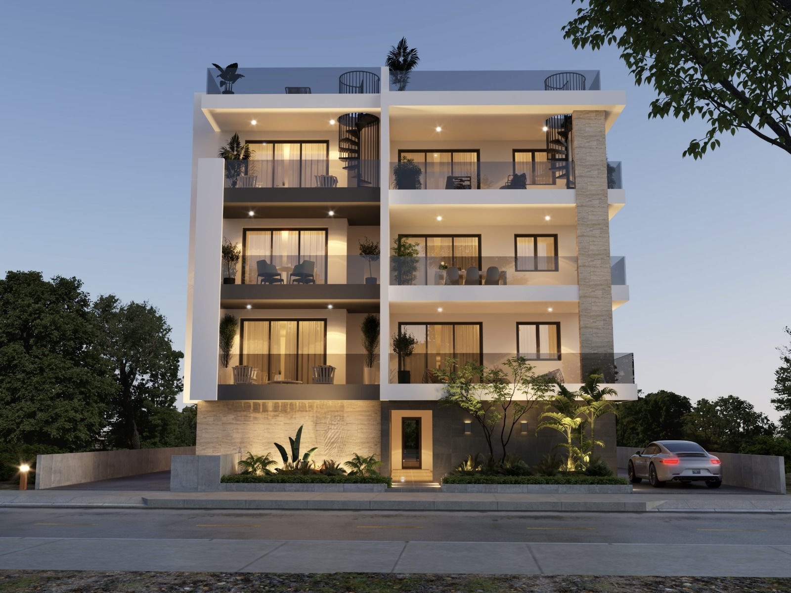 Modern 1-Bedroom Apartment With Roof Garden