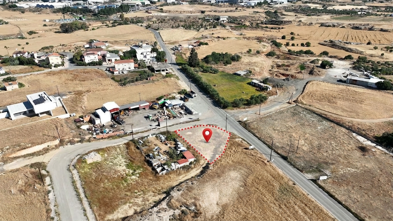 Corner Residential Plot in Ergates, Nicosia