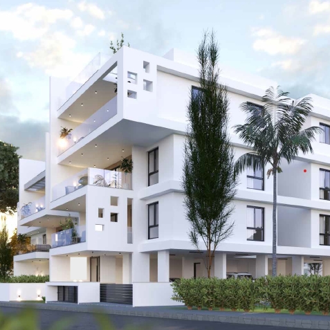 Modern 2-Bedroom Ground Floor Apartment with Private Garden in Aradippou