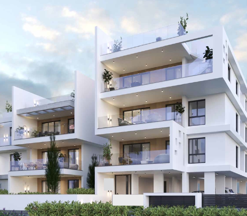 Modern 2-Bedroom Ground Floor Apartment with Private Garden in Aradippou